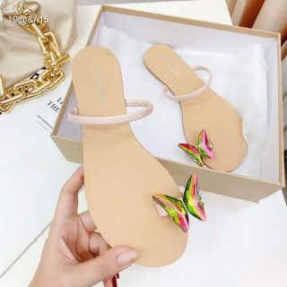 dép xỏ khoá bướm