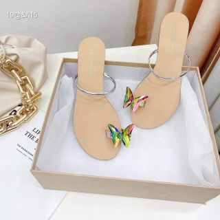 dép xỏ khoá bướm