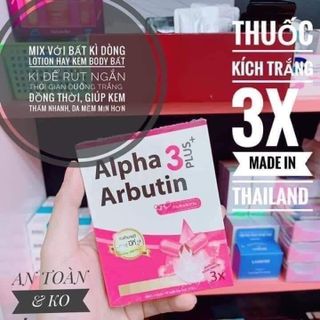 THUỐC VIÊN KÍCH TRẮNG DA ALPHA ARB UTIN X3