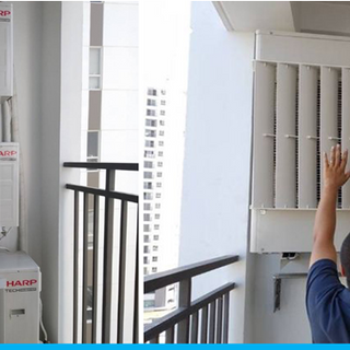 BỘ CHUYỂN HƯỚNG GIÓ NÓNG ĐIỀU HOÀ GÍA TẠI XƯỞNG HÀ NỘI