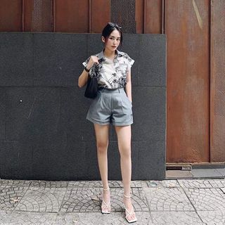 Set sơ mi + quần cạp sang chảnh