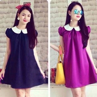 ĐẦM SUÔNG CỔ LÁ SEN