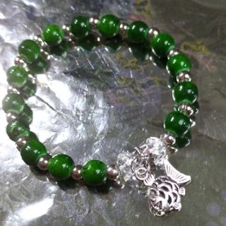 Chuỗi đeo tay phong thủy mix hạt kim loại mẫu mới Đẹp