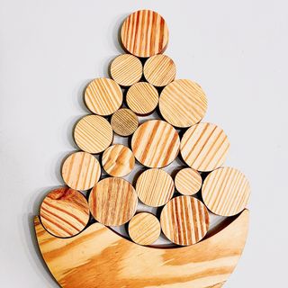 Cân bằng mặt trăng ( gỗ thông )