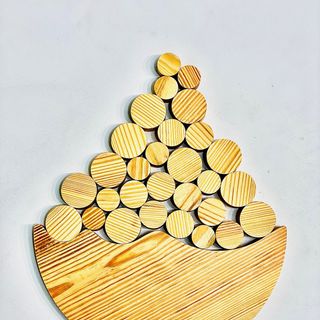 Cân bằng mặt trăng ( gỗ thông )