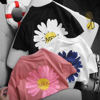 Áo thun nữ - áo đôi N.I.K.E cúc - áo thun unisex