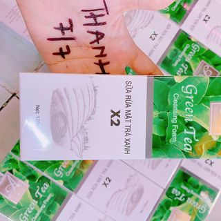Sữa rửa mặt trà xanh x2