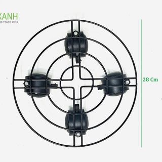 Đế di chuyển chậu cây ( Bánh xe có khoá )