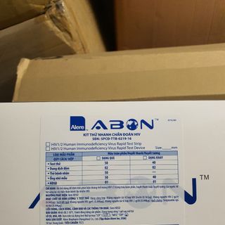 Test thử nhanh chuẩn đoán HIV ABON (Dạng que và Dạng khay)
