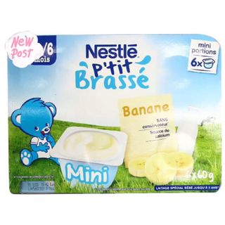 Sữa chua NESTLE PHÁP 4/6m (Lốc 6hũ*60g)-Khay 8 lốc