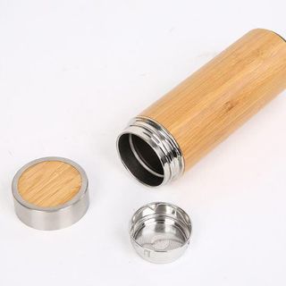 Bình giữ nhiệt vỏ tre 450 ml