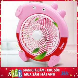 Quạt để bàn cắm điện mini hình hoạt hình