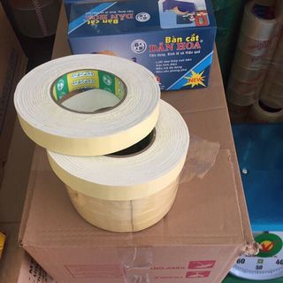 Băng keo 2 măt trắng