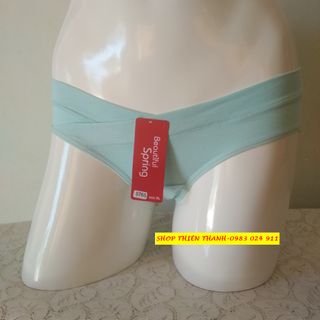 Quần lót bầu cotton cạp chéo túi zip