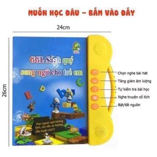 BỘ SÁCH ĐIỆN TỬ SONG NGỮ NHIỀU CHỦ ĐỀ CHO BÉ YÊU giá sỉ