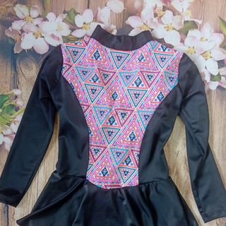 Đồ bơi váy nữ liền thân tay dài