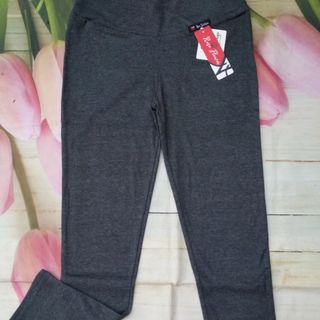 Quần legging bầu cạp chéo thun cotton dáng dài