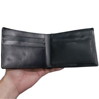 Ví Nam Ngang, Bóp Nam Da Cá Sấu Thật Tiến Công Màu Đen - TCN1107