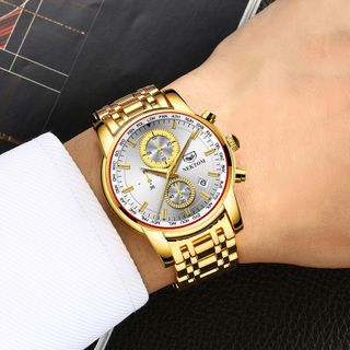 Đồng hồ NEKTOM - NEK001 ĐỒNG HỒ NAM THẠCH ANH DÂY THÉP KHÔNG GỈ NEKTOM SANG TRỌNG