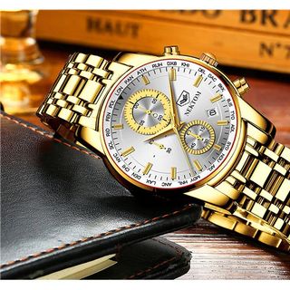 Đồng hồ NEKTOM - NEK001 ĐỒNG HỒ NAM THẠCH ANH DÂY THÉP KHÔNG GỈ NEKTOM SANG TRỌNG