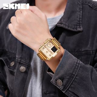 ĐỒNG HỒ SKMEI - SK033 Đồng hồ nam dây thép SKMEI