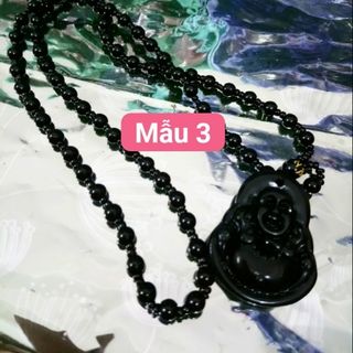 Dây chuyền phong thủy mặt đá cầm rất nặng tay