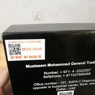 Nước hoa Dubai có 6 mùi