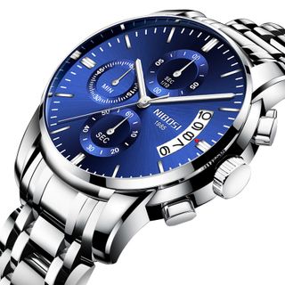 ĐỒNG HỒ NIBOSI - NI010 Đồng hồ nam dây thép NIBOSI LỊCH NGÀY HOT TREND