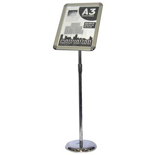 KỆ ĐỂ MENU, BIỂN CHỈ DẪN BẰNG INOX KHỔ A3
