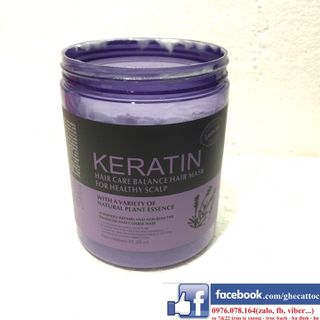 Kem hấp, ủ tóc Keratin Hàn quốc 1000ml - keratin lavender 3 giá sỉ