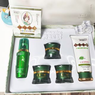 KEM HOÀNG CUNG XANH BỘ 5 SẢN PHẨM CAO CẤP [CHÍNH HÃNG CHECK CODE]