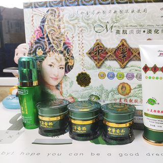 KEM HOÀNG CUNG XANH BỘ 5 SẢN PHẨM CAO CẤP [CHÍNH HÃNG CHECK CODE]