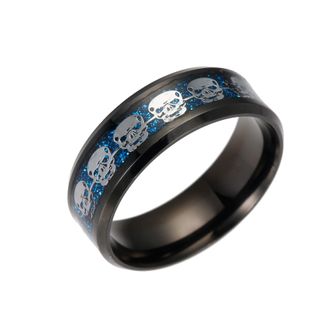 NHẪN STEEL HOẠ TIẾT ĐẦU LÂU