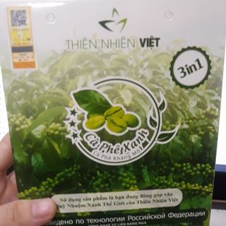 cà phê xanh giảm cân của Thiên Nhiên Việt