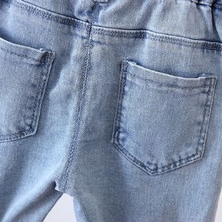 Bộ áo thun + quần bò in chữ TE2415
