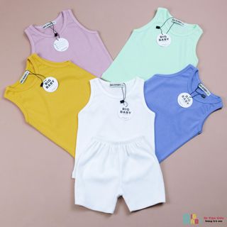 Bộ Thun gân cao cấp BigBaby trẻ sơ sinh