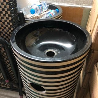 Lavabo sứ mỹ thuật, bồn rửa chậu rửa mặt hoa văn cổ điển đẹp giá rẻ
