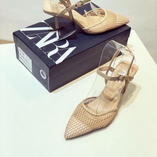 Giày sandal cao gót lưới fullbox hàng cao cấp
