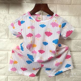 BỘ COTTON GIẤY CỘC TAY