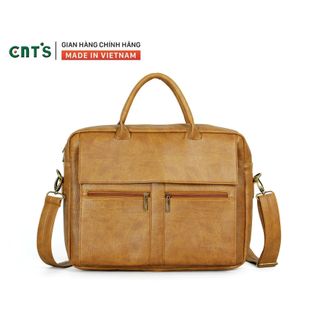 Cặp da nam công sở CNT HQ19 cao cấp Bò lợt