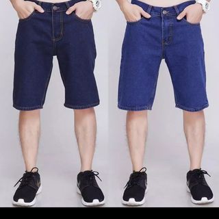 Quần Short jean nam đơn giản