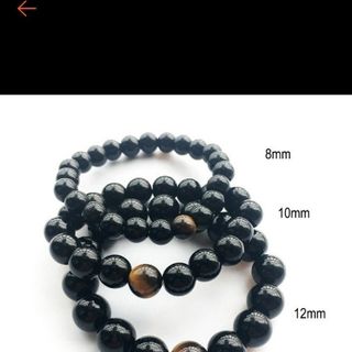 Chuỗi đeo tay đá 12li mix mắt hổ