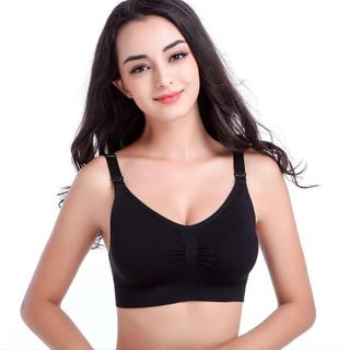 ÁO CHO CON BÚ VÀ ĐỊNH HÌNH NGỰC 3 Màu Da, Đen, Ghi