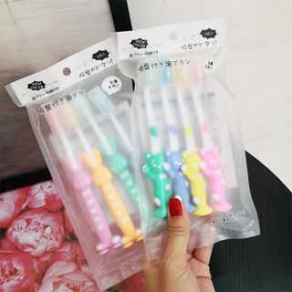 SET 4 BÀN CHẢI HÌNH THÚ CHO BÉ