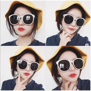 Kính chữ V thời trang đẹp Kính gọng trắng hottrend