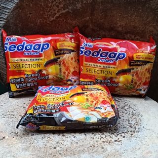 Mì Khô Cay Sedaap (Xuất Xứ: Indonesia) Gà Cay Truyền Thống Hàn Quốc và Phô Mai cay nhẹ