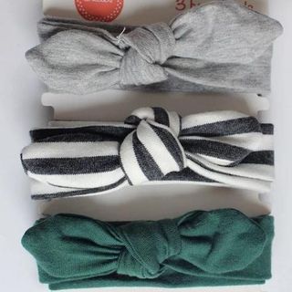 Set 3 băng đô, turban vải Chicbaby xinh xắn dễ thương cho bé gái