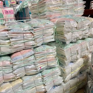 BỘ VẠT CHÉO DÀI TAY CHO BÉ 100% COTTON