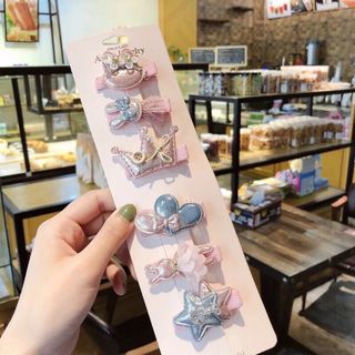 Set 6 cặp tóc phong cách Hàn Quốc xinh xắn
