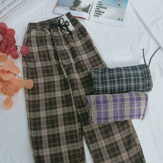Baggy caro vải kate ống bo thun cao capa
